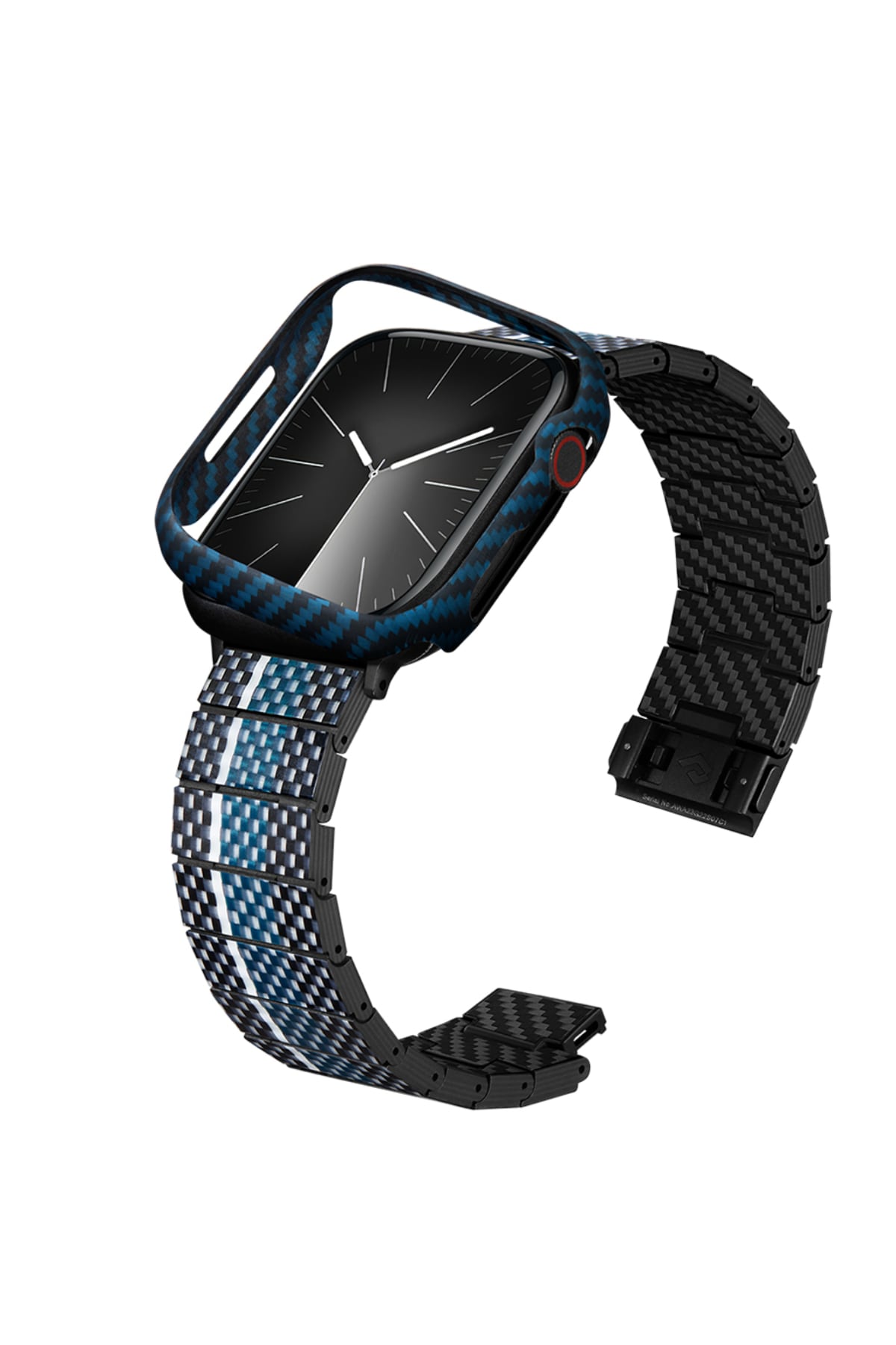 Pitaka 600D Aramid Fiber Apple Watch Kasa Koruyucu Mavi  Pitaka