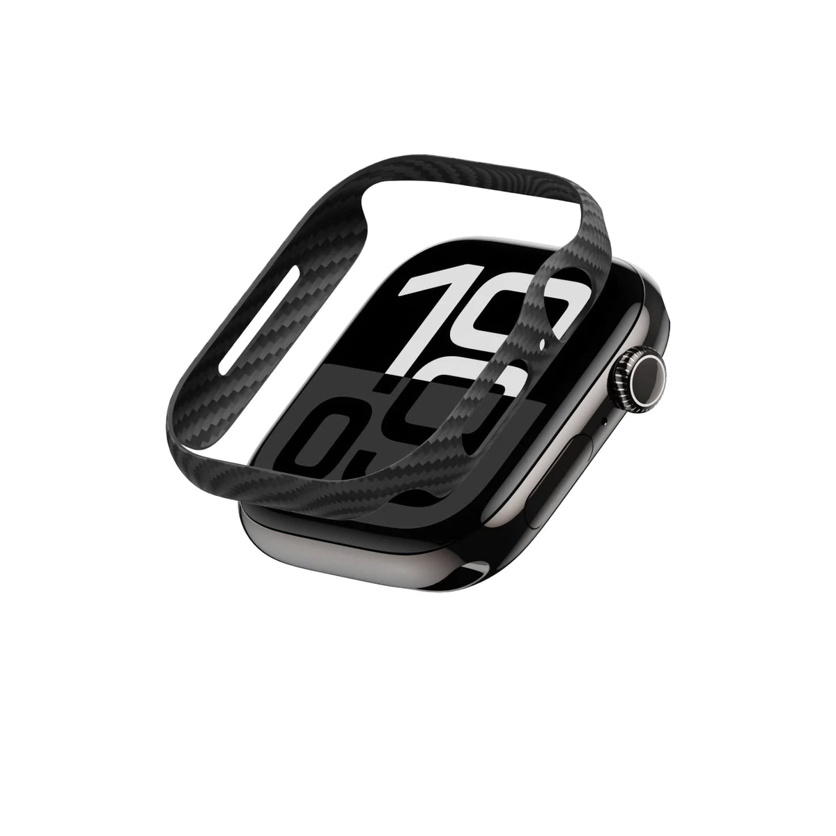 Pitaka 600D Aramid Fiber Apple Watch Kasa Koruyucu Siyah  Pitaka
