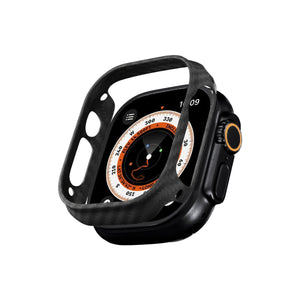 Pitaka 600D Aramid Fiber Apple Watch Ultra 49mm Kasa Koruyucu Siyah  Pitaka