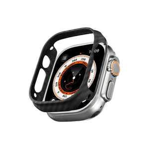 Pitaka 600D Aramid Fiber Apple Watch Ultra 49mm Kasa Koruyucu Siyah  Pitaka