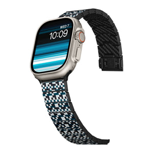 Pitaka Apple Watch / Ultra Karbon Fiber Kordon Mosaic  Pitaka