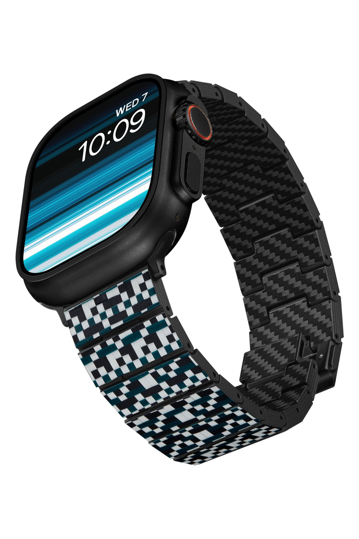 Pitaka Apple Watch / Ultra Karbon Fiber Kordon Mosaic  Pitaka
