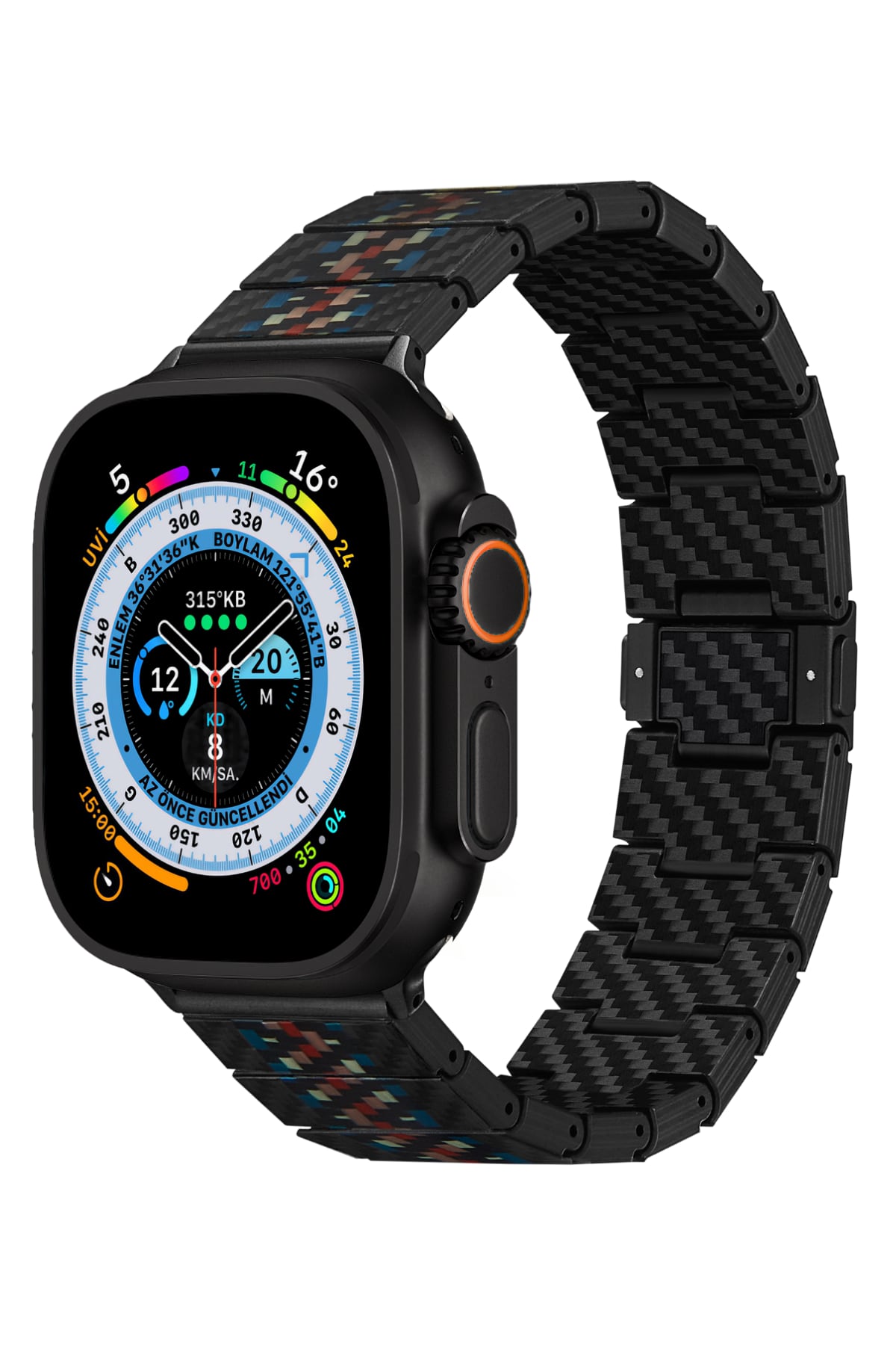 Pitaka Apple Watch / Ultra Karbon Fiber Kordon Rhapsody  Pitaka