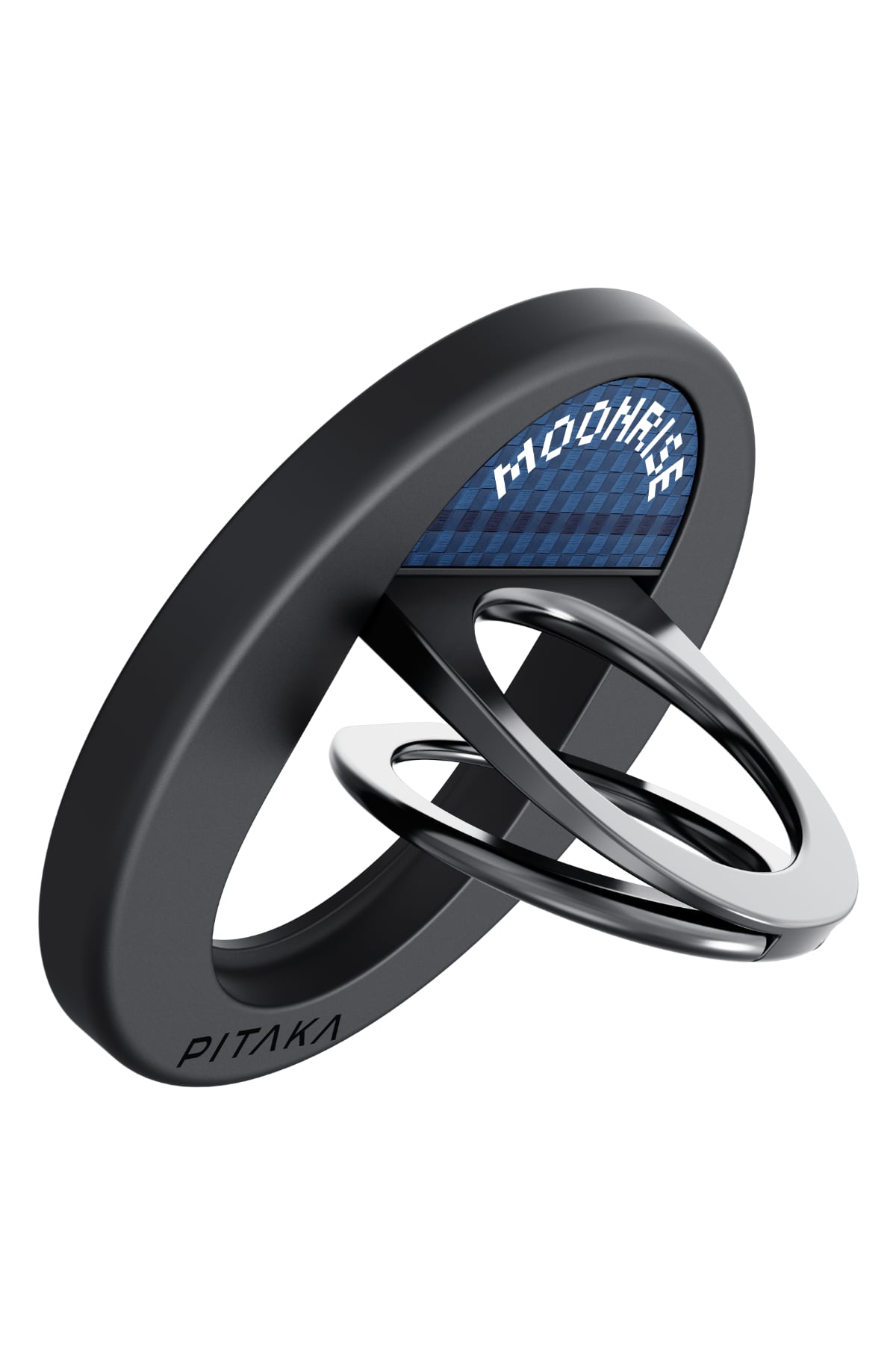 Pitaka Aramid Fiber MagEZ Grip 3 Magsafe Magnetik Ring Stand Telefon Tutucu Moonrise Pitaka