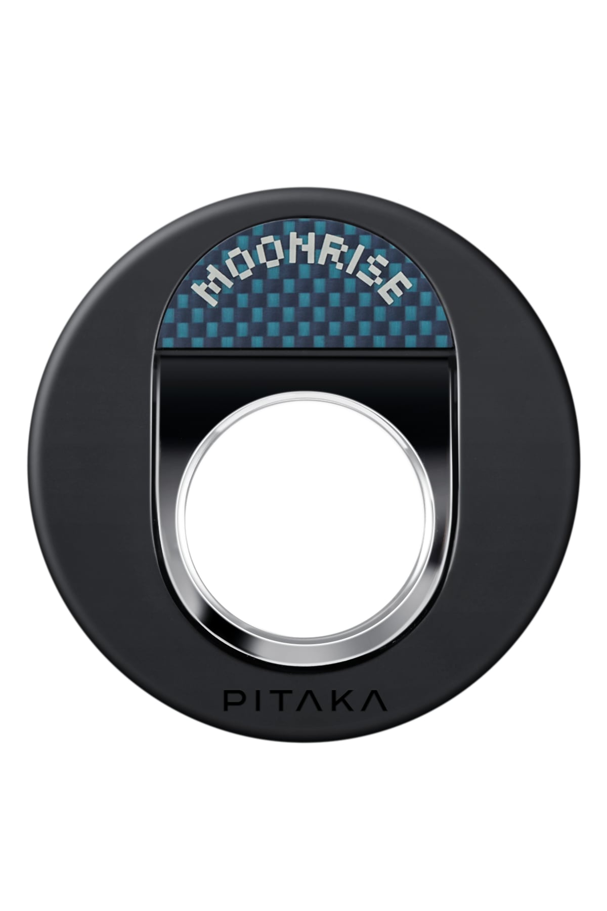 Pitaka Aramid Fiber MagEZ Grip 3 Magsafe Magnetik Ring Stand Telefon Tutucu Moonrise Pitaka