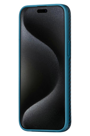Pitaka Military-Grade iPhone 15 Pro Max MagSafe Uyumlu 1500D Aramid Fiber Kılıf Mavi  Pitaka