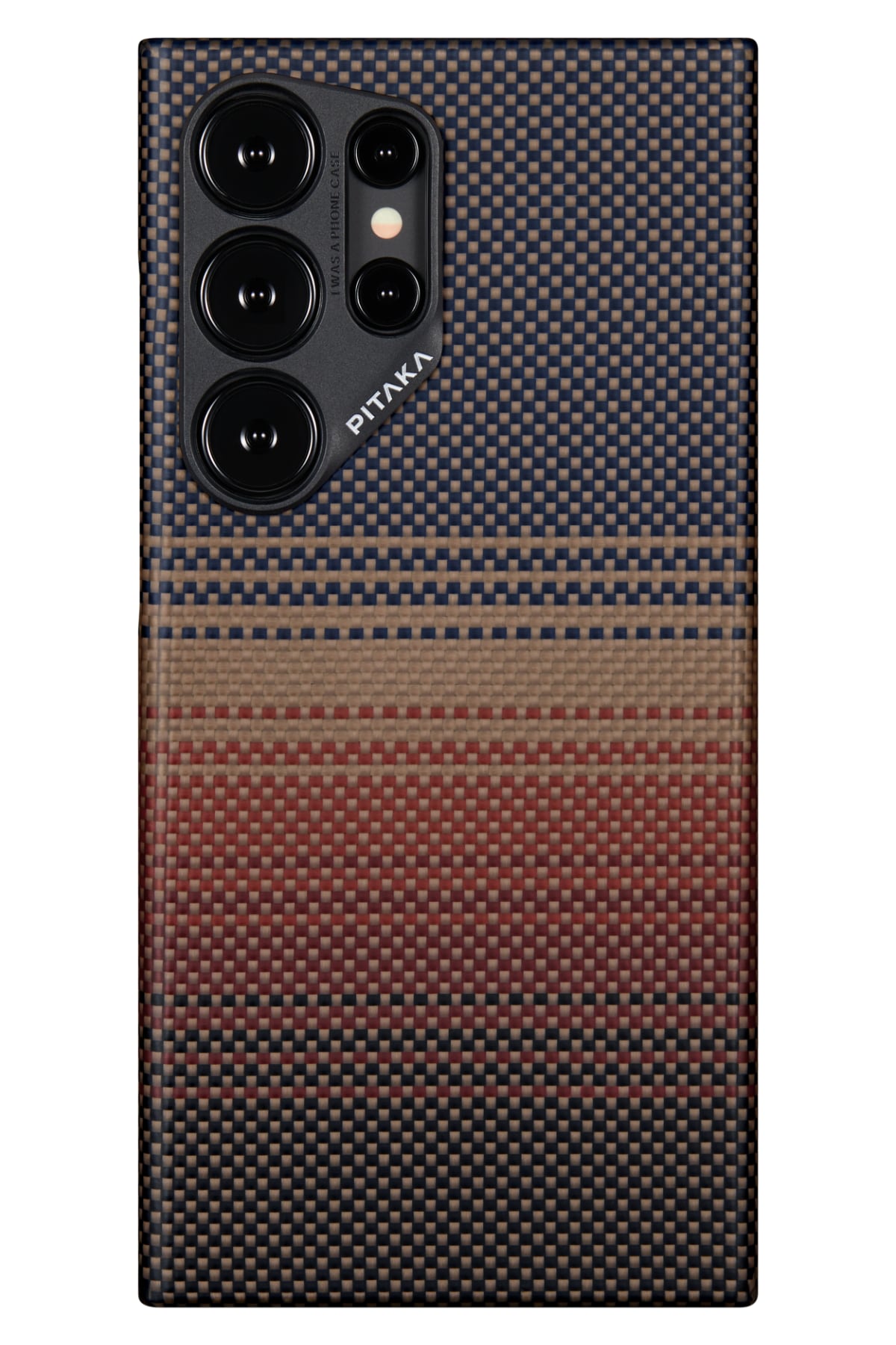 Pitaka Tactile Woven Galaxy S24 Ultra MagSafe Uyumlu Aramid Fiber Kılıf Sunset  Pitaka