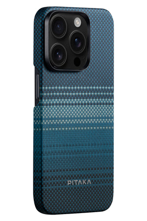 Pitaka Tactile Woven iPhone 15 Pro MagSafe Uyumlu Kılıf Moonrise  Pitaka