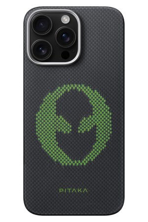 Pitaka Tactile Woven iPhone 16 Pro Max MagSafe Uyumlu Kılıf Alien  Pitaka