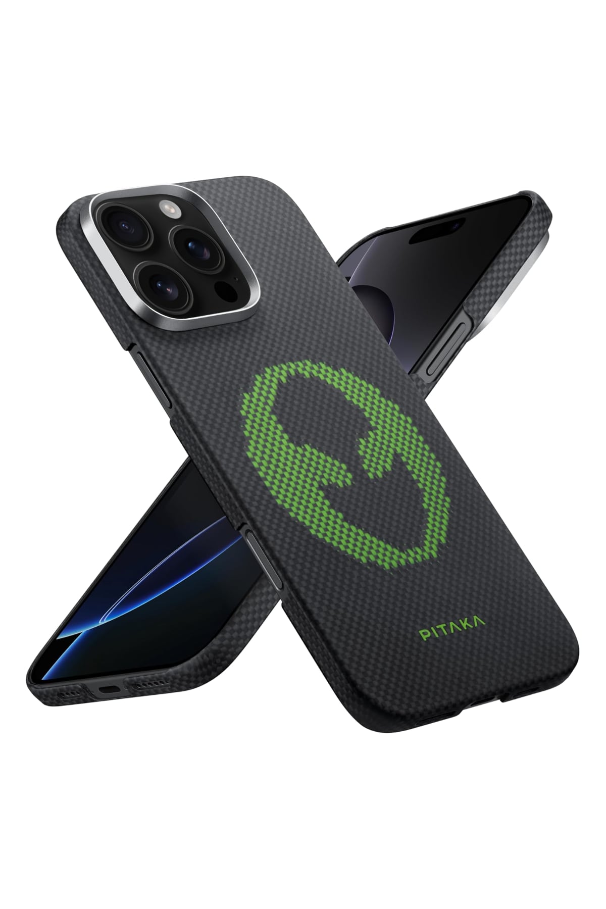 Pitaka Tactile Woven iPhone 16 Pro Max MagSafe Uyumlu Kılıf Alien  Pitaka