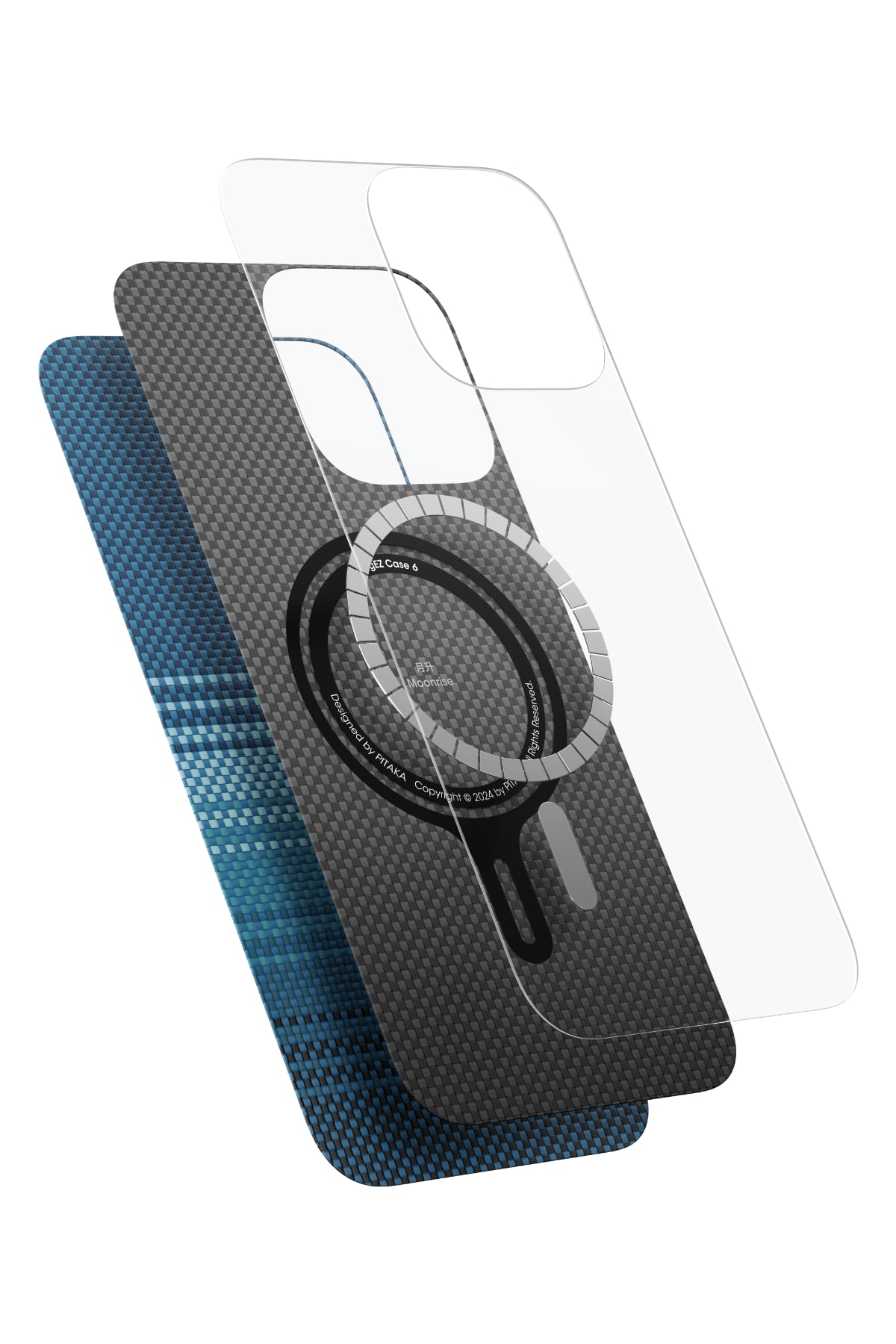 Pitaka Tactile Woven iPhone 16 Pro Max MagSafe Uyumlu Kılıf Moonrise  Pitaka