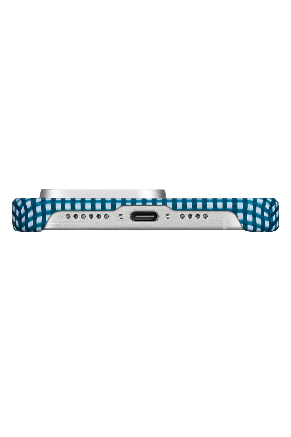 Pitaka Ultra Slim AWA iPhone 15 Pro MagSafe Uyumlu 600D Aramid Fiber Kılıf Ocean  Pitaka