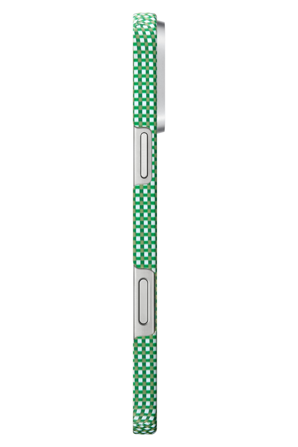 Pitaka Ultra Slim iPhone 16 Pro Max MagSafe Uyumlu Aramid Fiber Kılıf Forest Green  Pitaka