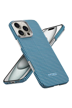 Pitaka Ultra Slim iPhone 16 Pro Max MagSafe Uyumlu Aramid Fiber Kılıf Ocean Blue  Pitaka