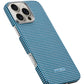 Pitaka Ultra Slim iPhone 16 Pro Max MagSafe Uyumlu Aramid Fiber Kılıf Ocean Blue  Pitaka