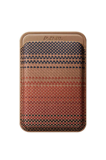Pitaka Woven Sunset Magsafe Uyumlu Manyetik Kartlık Pitaka