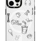 Youngkit Plaything iPhone 14 Pro Max uyumlu Magsafe Beyaz Kılıf