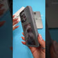 Apple iPhone 14 uyumlu Nfc Resim Yansıtmalı Kılıf Siyah bikordon
