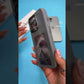 Apple iPhone 15 Pro uyumlu Nfc Resim Yansıtmalı Kılıf Siyah bikordon