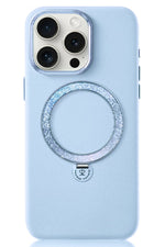 Pynana Dancing Circle iPhone 14 Pro Max Standlı Kılıf Magsafe Uyumlu Mavi Pynana