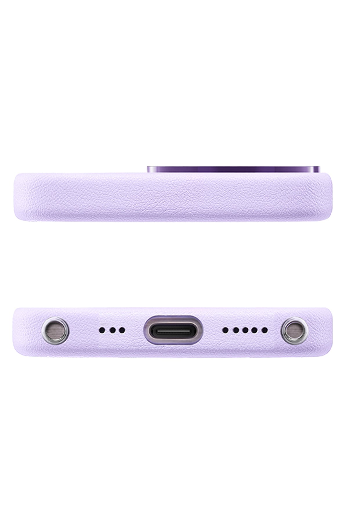 Pynana Dancing Circle iPhone 14 Pro Standlı Kılıf Magsafe Uyumlu Lila Pynana