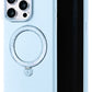 Pynana Dancing Circle iPhone 15 Pro Max Standlı Kılıf Magsafe Uyumlu Mavi Pynana