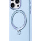 Pynana Dancing Circle iPhone 15 Pro Max Standlı Kılıf Magsafe Uyumlu Mavi Pynana