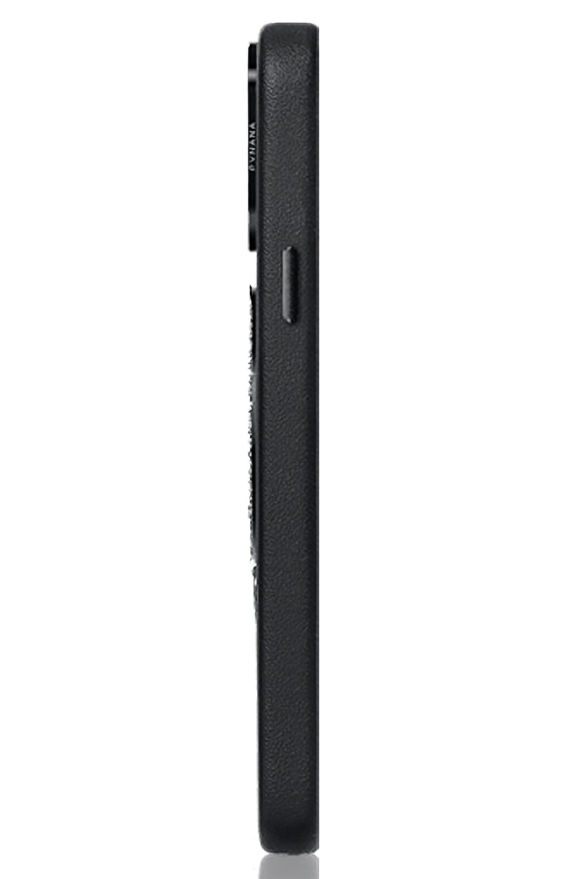 Pynana Dancing Circle iPhone 15 Pro Max Standlı Kılıf Magsafe Uyumlu Siyah Pynana