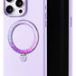 Pynana Dancing Circle iPhone 16 Pro Max Standlı Kılıf Magsafe Uyumlu Lila Pynana