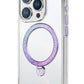 Pynana Dancing Streamer Magsafe Uyumlu iPhone 15 Pro Max Standlı Kılıf Mor Pynana