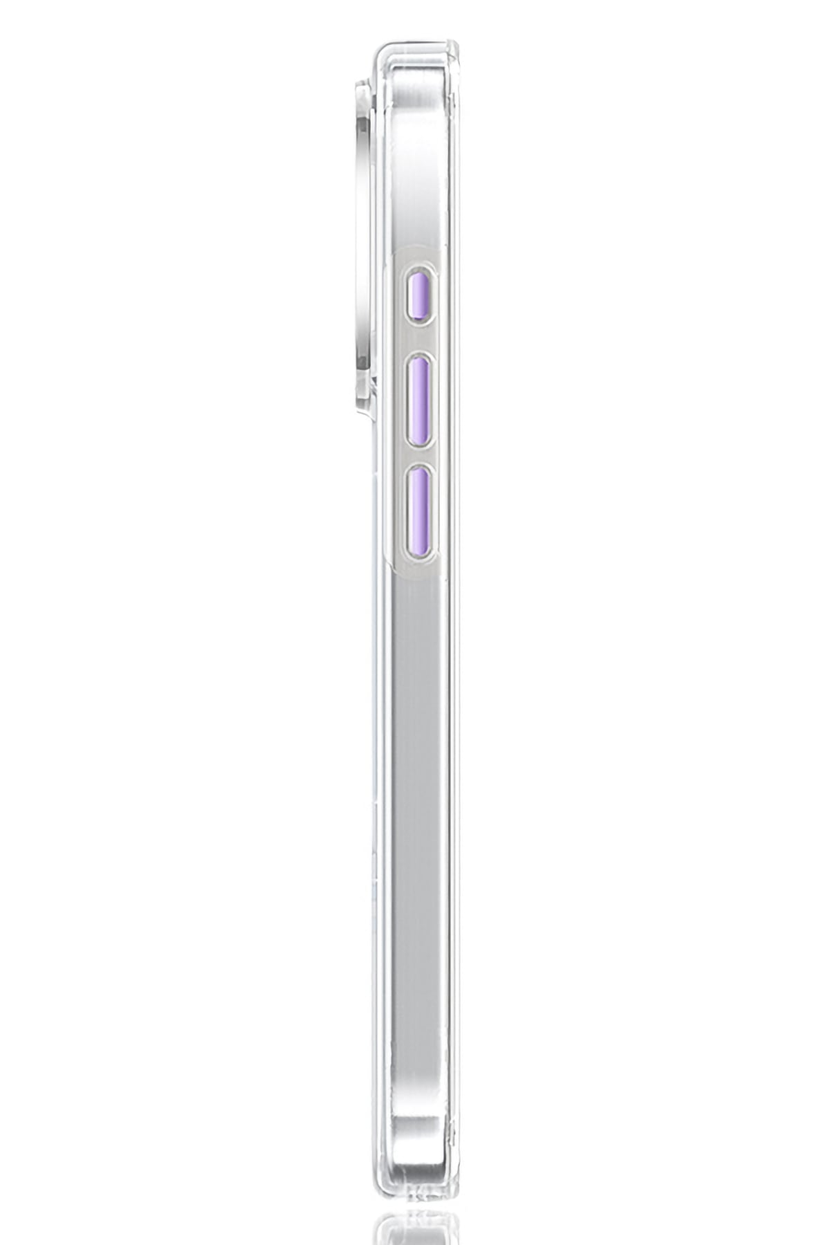 Pynana Dancing Streamer Magsafe Uyumlu iPhone 16 Pro Max Standlı Kılıf Mor Pynana