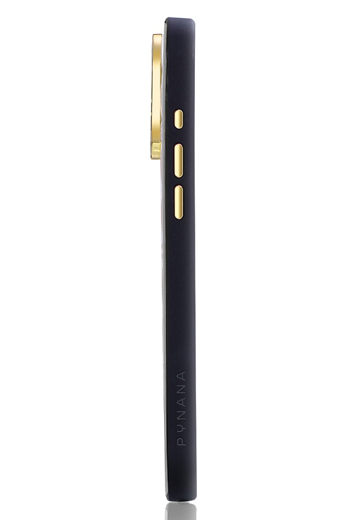 Pynana Metal Diamond iPhone 16 Pro Max Kılıf Siyah Pynana