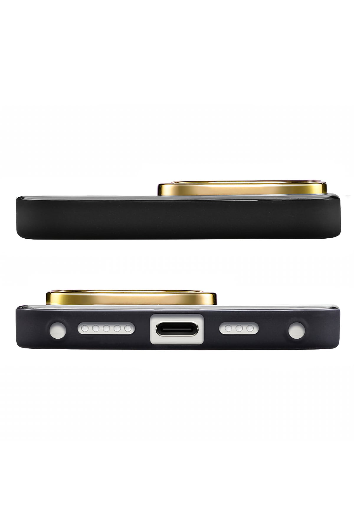 Pynana Metal Diamond iPhone 16 Pro Max Kılıf Siyah Pynana