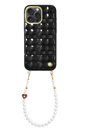 Pynana Metal Grid iPhone 16 Pro Kılıf Askı Aparatlı Siyah Pynana