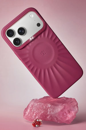 Pynana Starlight iPhone 16 Pro Kılıf Magsafe Uyumlu Bordo (Kopya) Pynana