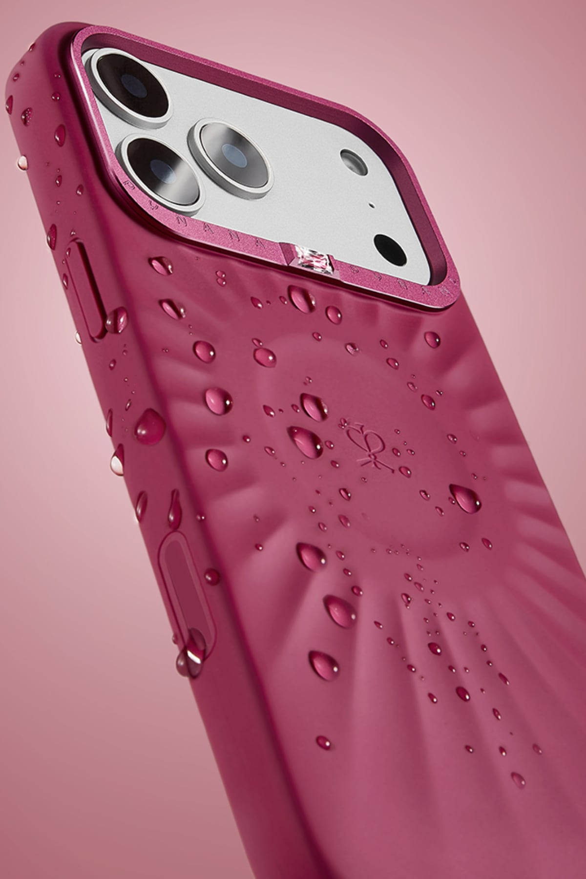 Pynana Starlight iPhone 16 Pro Max Kılıf Magsafe Uyumlu Bordo Pynana