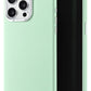 Pynana Starry iPhone 14 Pro Deri Kılıf Yeşil Pynana