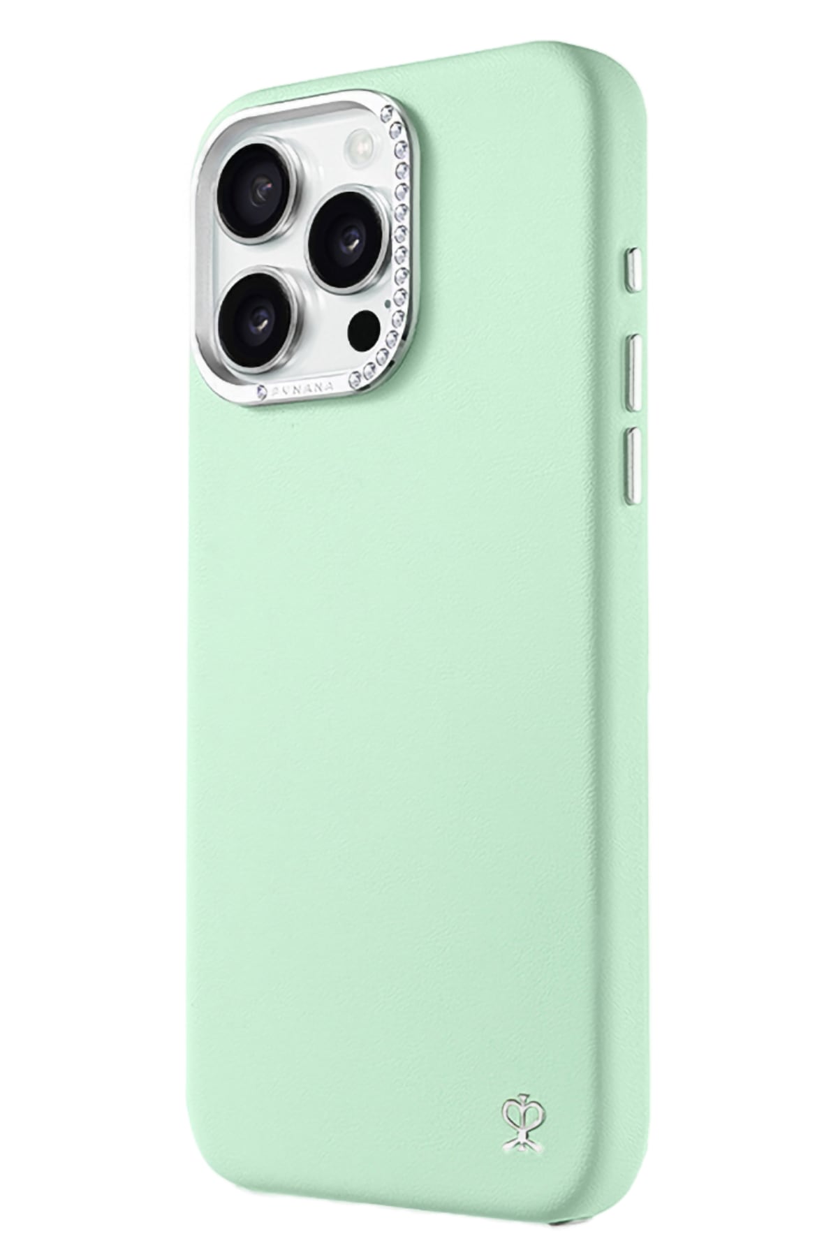Pynana Starry iPhone 14 Pro Deri Kılıf Yeşil Pynana