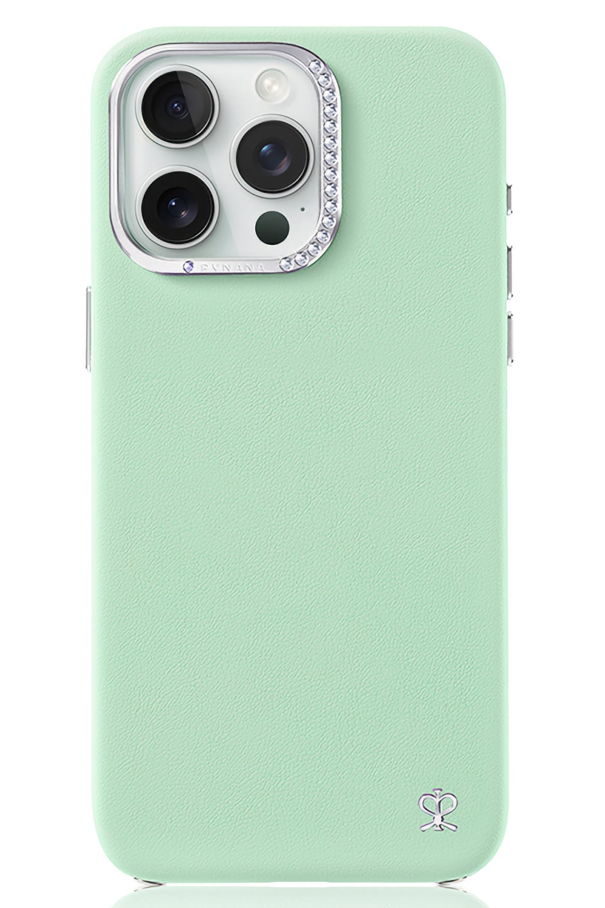 Pynana Starry iPhone 14 Pro Max Deri Kılıf Yeşil Pynana