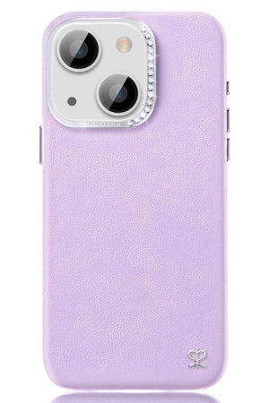 Pynana Starry iPhone 15 Deri Kılıf Lila Pynana