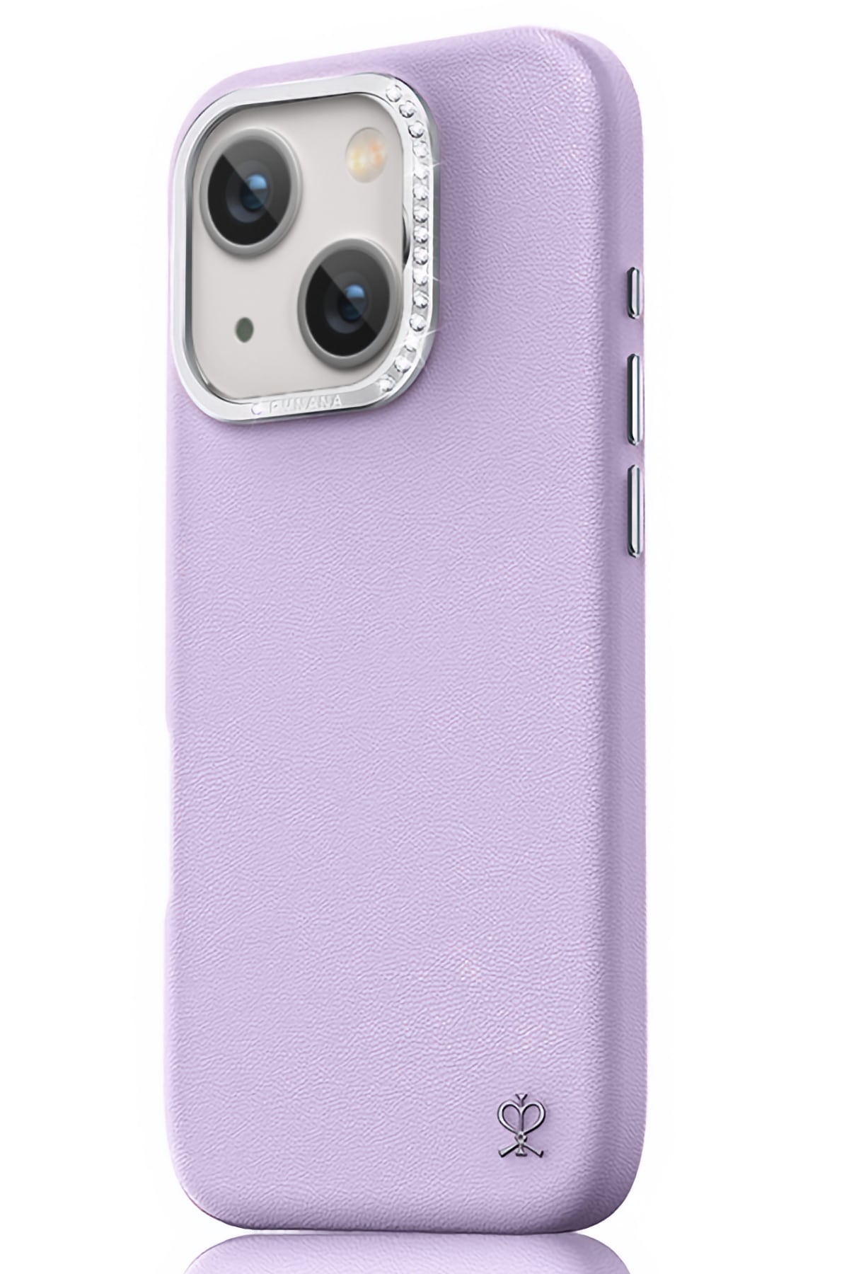 Pynana Starry iPhone 15 Deri Kılıf Lila Pynana