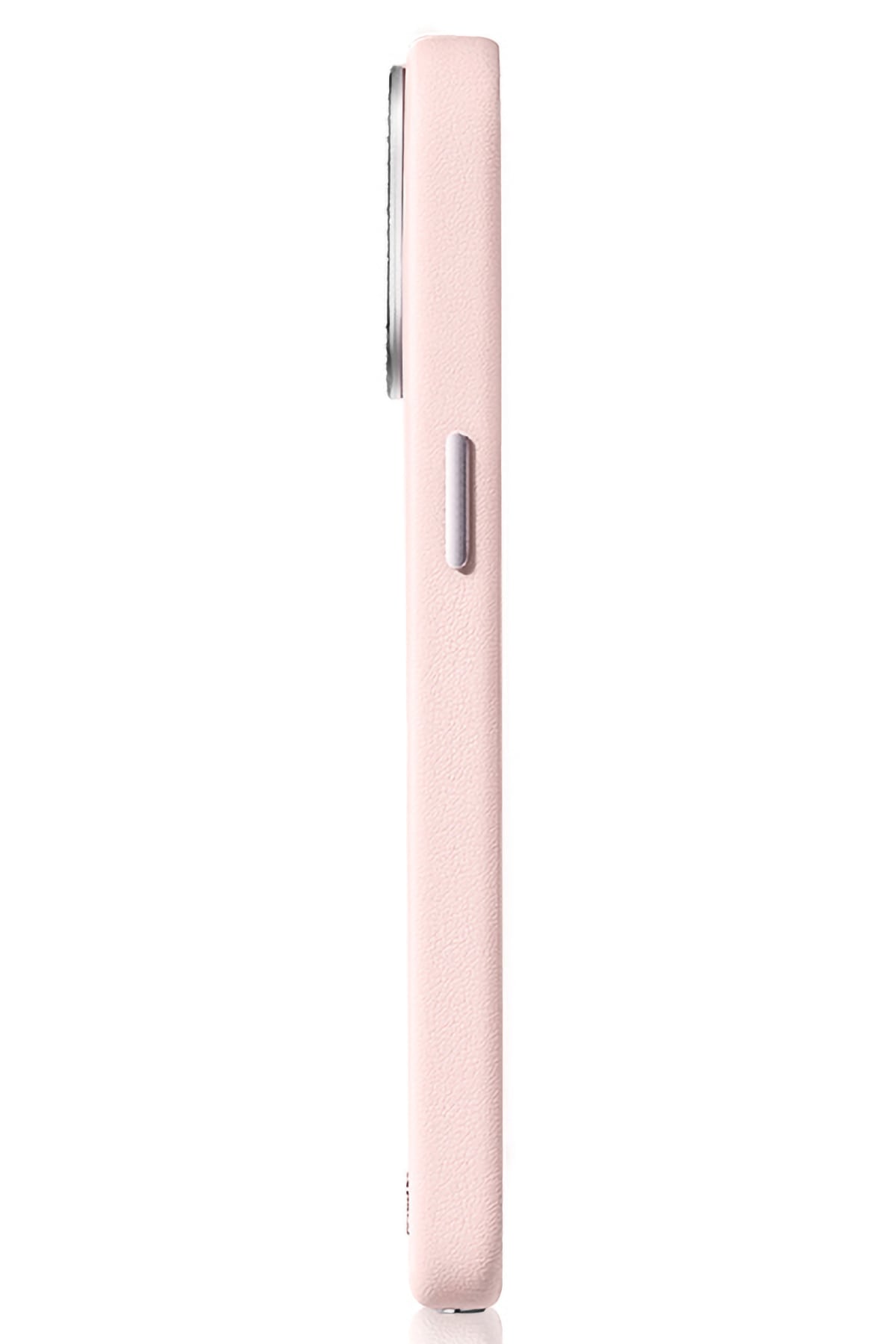 Pynana Starry iPhone 16 Pro Deri Kılıf Magsafe Uyumlu Pembe Pynana