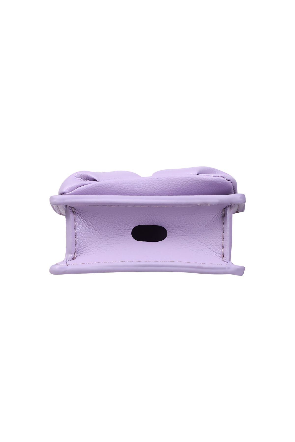 Pynana Sugar Cube Airpods 4 Kılıf PU Deri Taşlı Çanta Mor Pynana