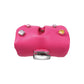 Pynana Sugar Cube Airpods Pro 2 Kılıf PU Deri Taşlı Çanta Pembe Pynana