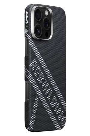 Pitaka Rebuilding iPhone 16 Pro MagSafe Uyumlu Aramid Fiber Kılıf Siyah Pitaka