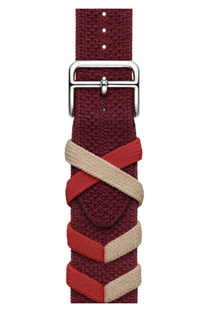Apple Watch Uyumlu Basic Loop Örme Kordon Reddish  bikordon