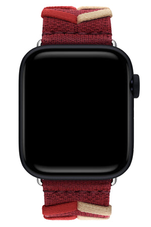 Apple Watch Uyumlu Basic Loop Örme Kordon Reddish  bikordon