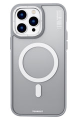 Youngkit Rock Sand Skin iPhone 14 Pro Magsafe Gray Case 