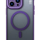 Youngkit Rock Sand Skin iPhone 14 Pro Magsafe Deep Purple Case 