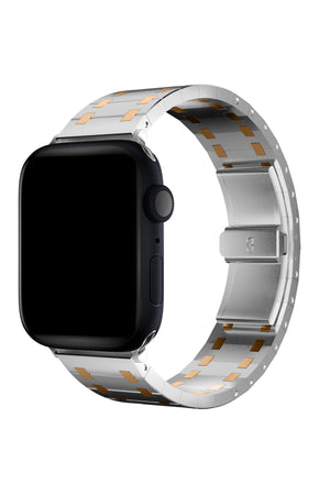 Apple Watch Uyumlu Royal Edition Çelik Kordon Roz